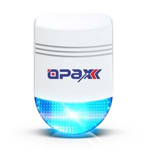 OPAX-2545+BGR-10+AKÜ PSTN PANEL & BGR-10 KABLOLU SİRENLİ FULL ALARM SETİ AKÜ DAHİL